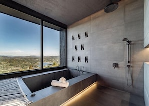 Een douche, een haardroger