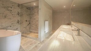 Een douche, een haardroger