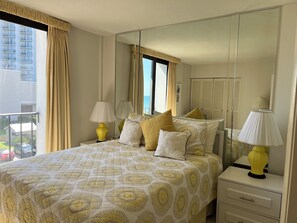 3 bedrooms, iron/ironing board, WiFi, bed sheets - Beach front Serene 3-bedroom condo just steps away from the beach and pool (Myrtle Beach)