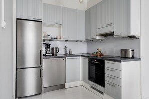 Apartamento standard, vista para o mar | Cozinha privada