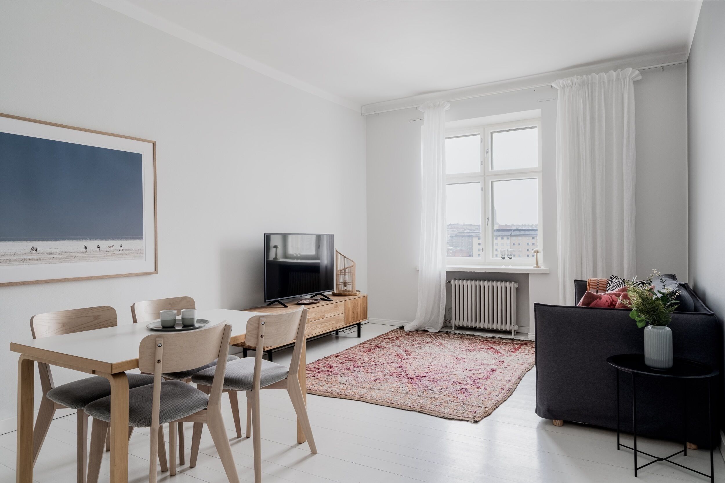 Standard Apartment, Sea View | Dining