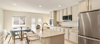 A newly renovated mountain basecamp with two king suites, perfect for families exploring American Fork Canyon.