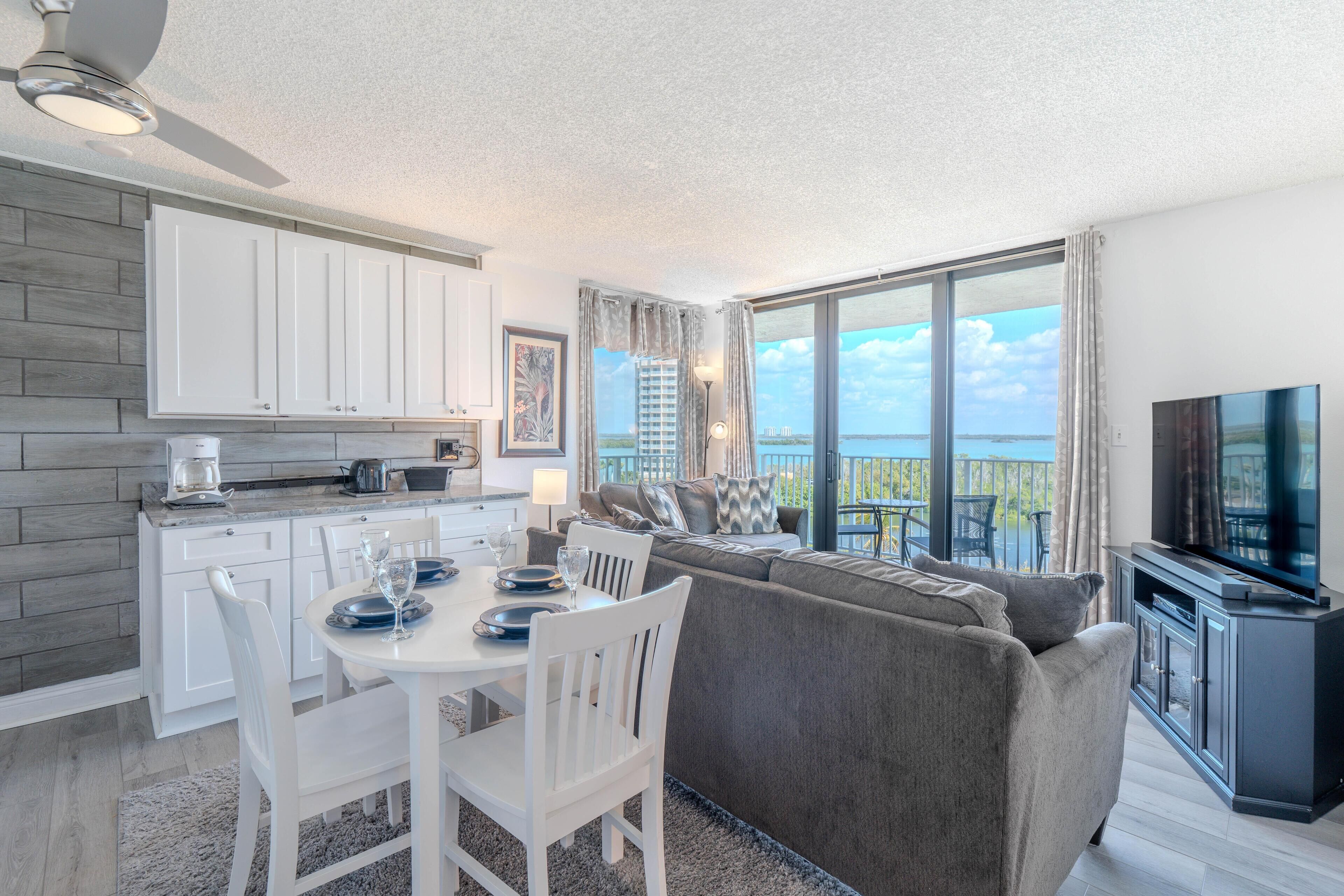 Leilighet, 1 queensize-seng (Lovers Key Beach Club #606) | Oppholdsområde