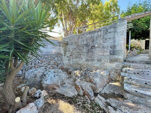 Property grounds - Ostuni Green Hills App. 2 - Panoramic view, charm, veranda and shared jacuzzi (Puglia)