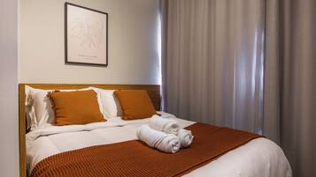 Apartamento luxo, cozinha, vista para a cidade