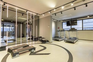 Fitness facility - Piscina Gym & Rooftop no Jardins - Luxo (São Paulo)