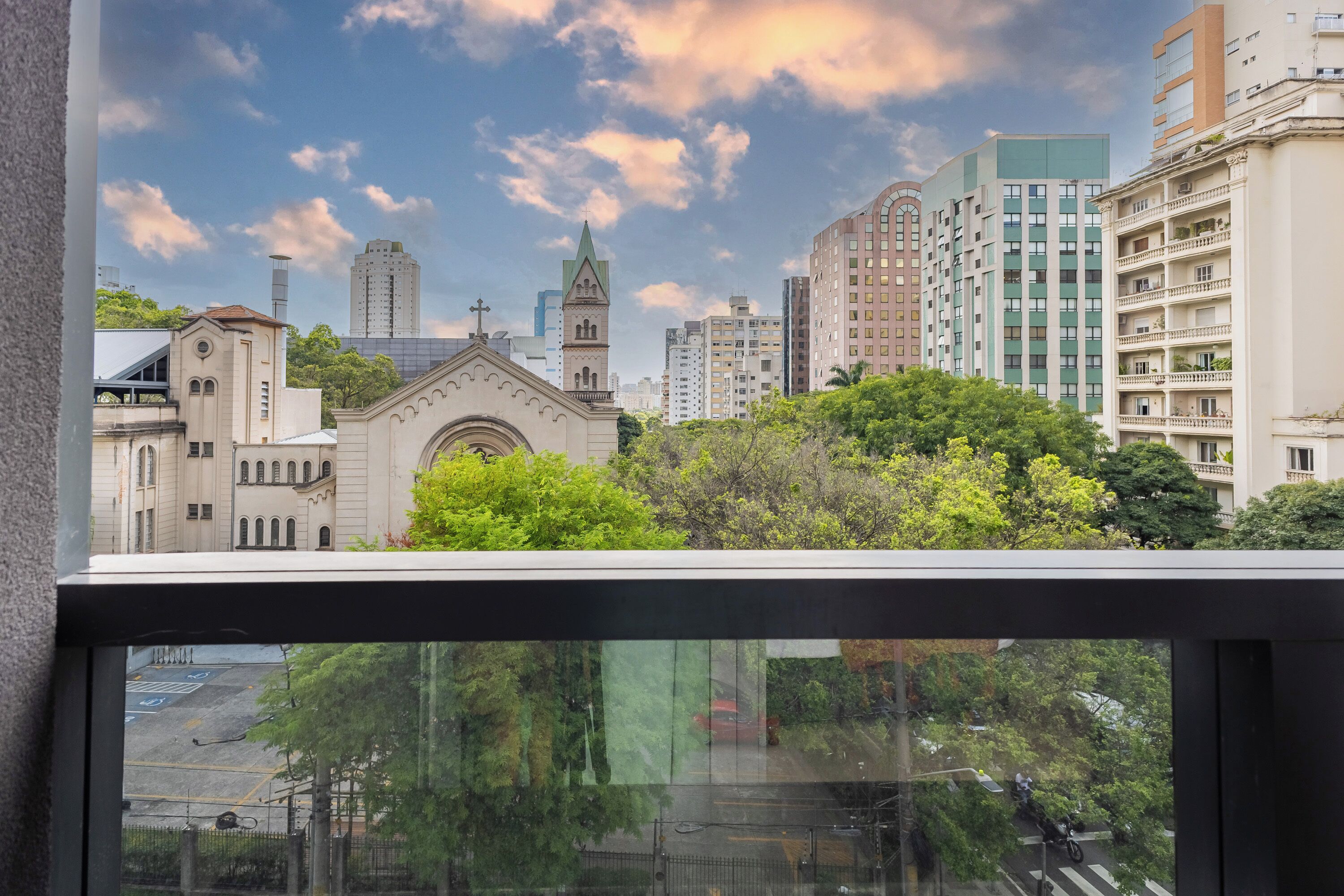 Apartamento luxo, cozinha, vista para a cidade | Parte interna