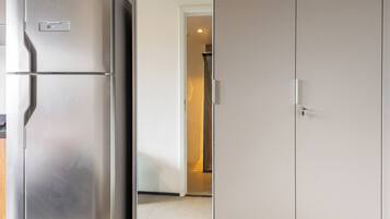 Apartamento luxo, cozinha, vista para a cidade | Parte interna