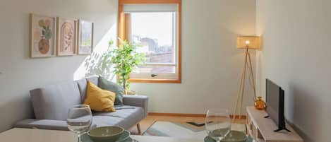 高級公寓, 城市景觀 | 起居區