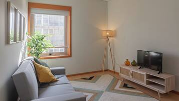 Leilighet – superior, byutsikt | Oppholdsområde