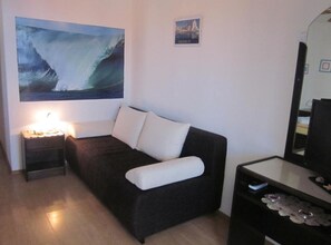 Apartment (Apt 1) One-Bedroom Apartment with Ter) | Living room - Azure Hvar Residence (Hvar)