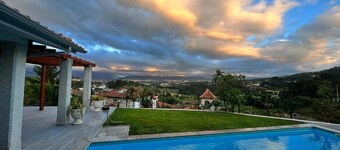Amarante Villas. Family villa with heated pool and stunning views
