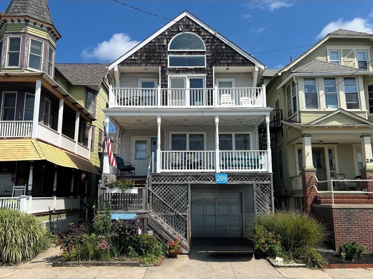 The perfect beach getaway - two porches to enjoy the ocean breeze.
