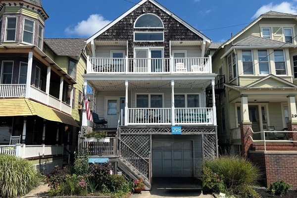 The perfect beach getaway - two porches to enjoy the ocean breeze.