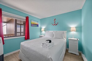 1 bedroom, free WiFi, bed sheets - Beach, Please! Oceanfront, Balcony & Sunrise Views (North Topsail Beach)
