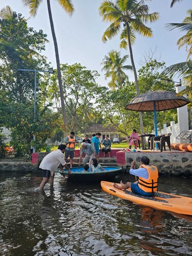 Private Lake facing villa with kayaking & other water sport activities
