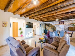 Villa | Living room - Rustic Villa in Gruda With Private Pool (Konavle)