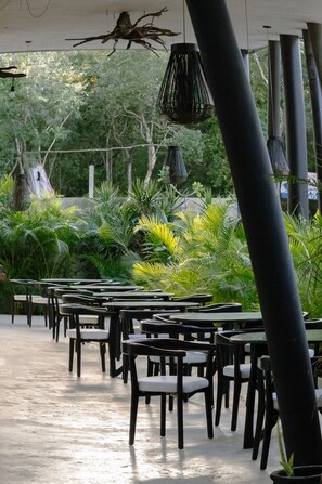 Outdoor dining - New Studio @ Xibalba | Private Pool + King Bed (Tulum)