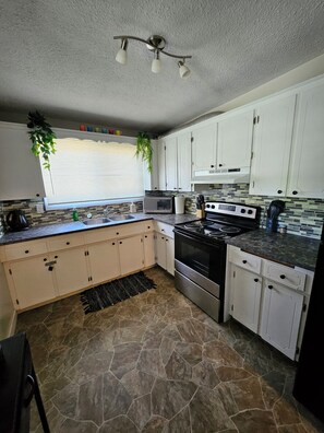 Microwave, oven, stovetop