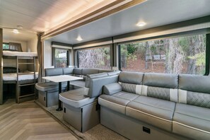 Interior - Cozy Camper with Canal access (Cross)