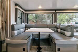 Dining - Cozy Camper with Canal access (Cross)
