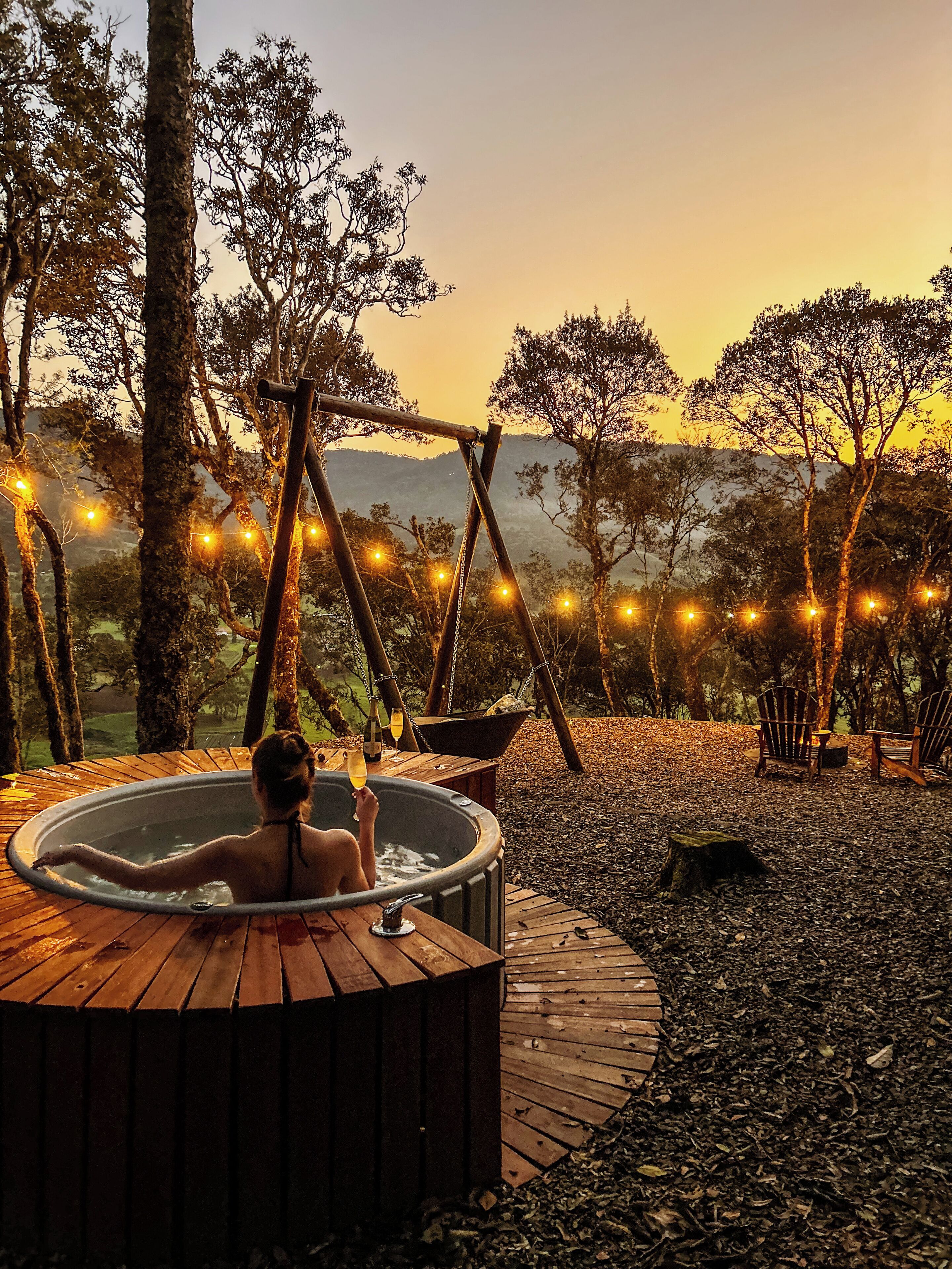 Saiçú - Chalé com vista das montanhas | Outdoor spa tub