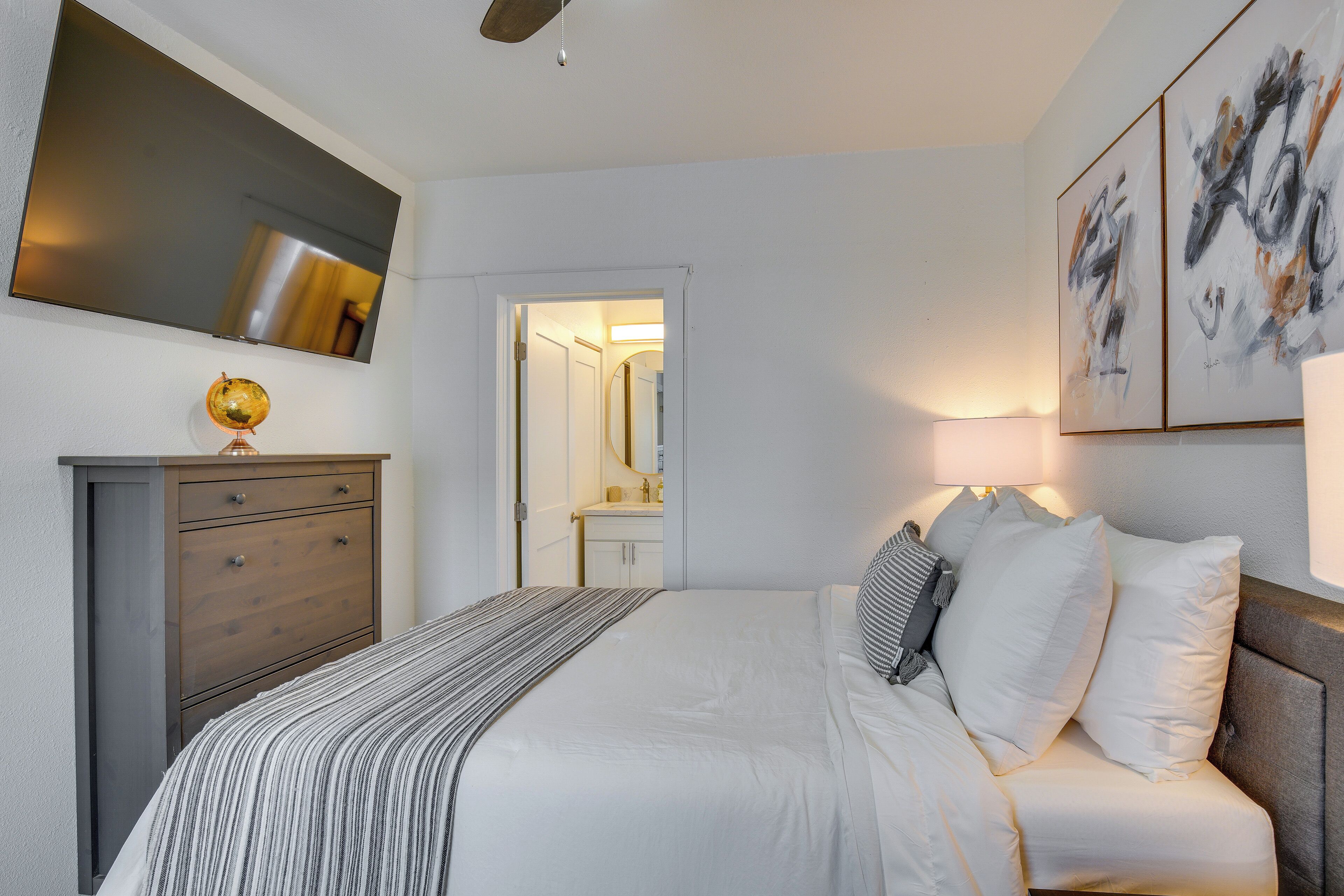 1 bedroom, iron/ironing board, Internet, bed sheets