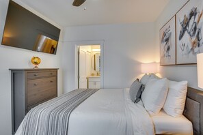 1 bedroom, iron/ironing board, Internet, bed sheets