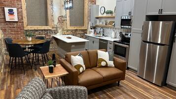 Suíte premier, 1 cama King | Área de estar