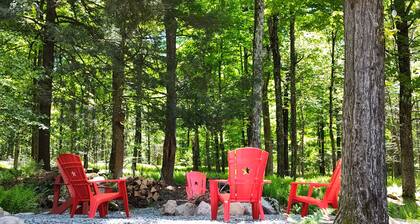 Private Woodland Escape, Fire Pit, Minutes to Lake Wallenpaupack & PromisedLand