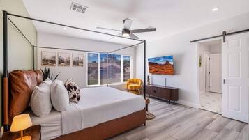 6 bedrooms, iron/ironing board, WiFi, bed sheets