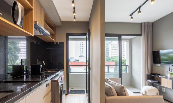Apartment | Private kitchen - Condo. w/ Rooftop Pool, 270m fr/ the Metro, Jardins - Gabs (São Paulo)