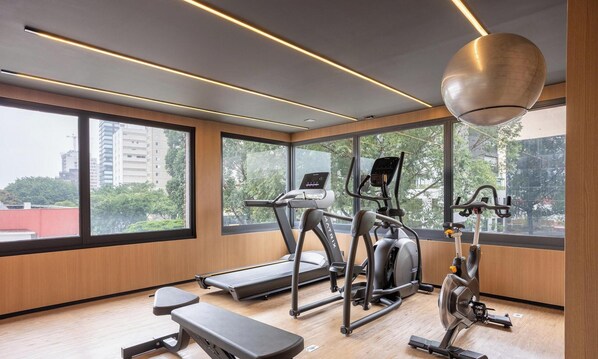Apartment | Fitness facility - Condo. w/ Rooftop Pool, 270m fr/ the Metro, Jardins - Gabs (São Paulo)
