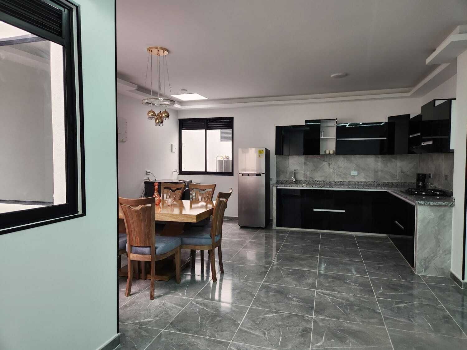 Deluxe Apartment, City View | Private kitchen