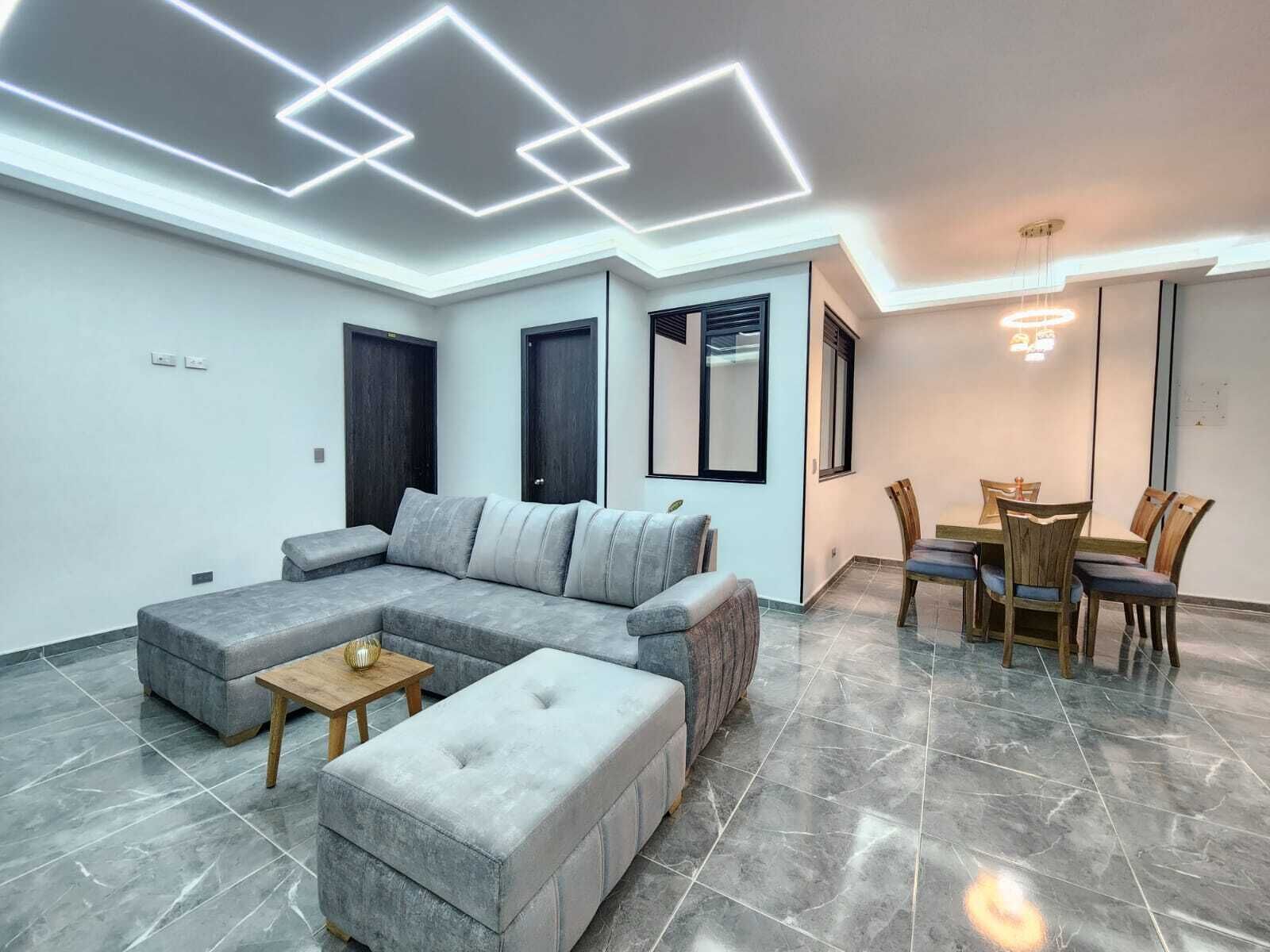 Deluxe appartement, uitzicht op stad | Woonruimte