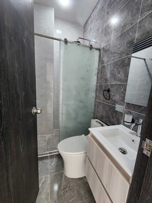 Deluxe Apartment, City View | Bathroom - Hotel Boutique Batara (Filandia)