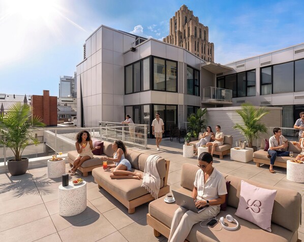 Terrasse sur le toit