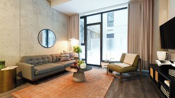 Loft Premium, terrasse | Salle de séjour