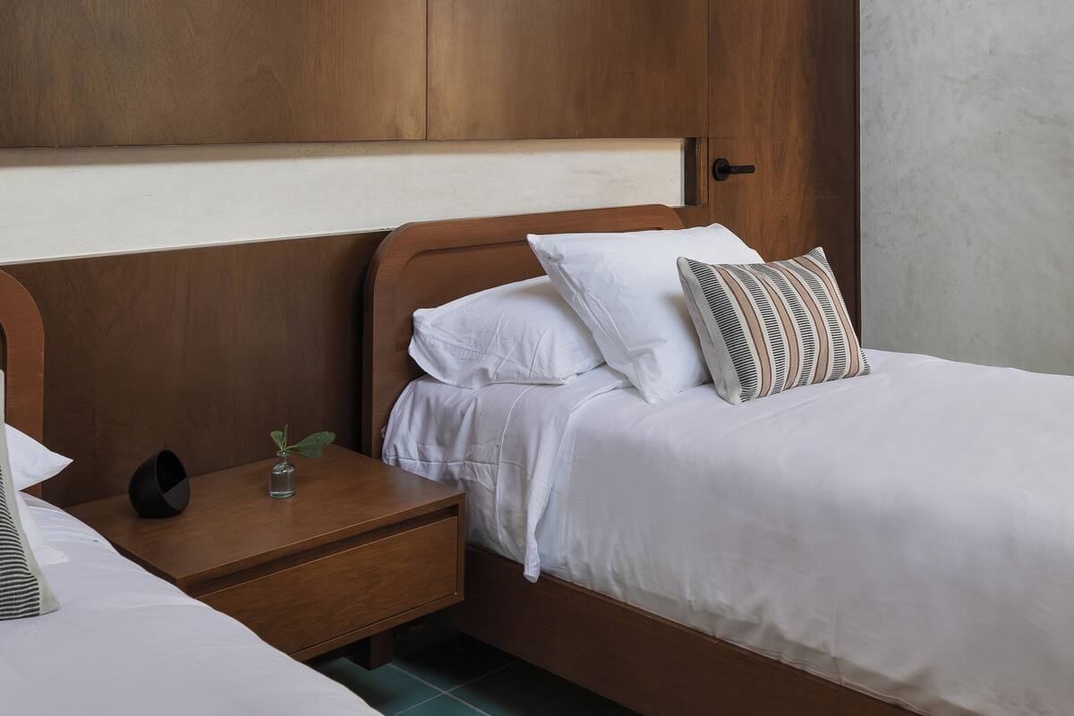 Chambre Double ou avec lits jumeaux, vue cour intérieure