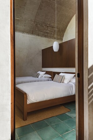 Chambre Double ou avec lits jumeaux, vue cour intérieure