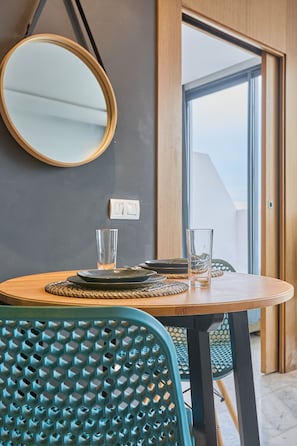 Dining - Bright Studio at Bliving with Sunny Terrace 1 BR (Casablanca)