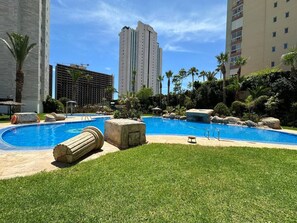 Pool - Atrium Beach 4 pax. Piscina.A/C (Benidorm)