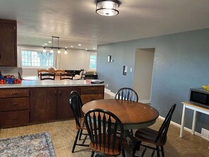 Dining - Horse Friendly Farmhouse with Rocky Mountain Views at Mile Marker 48! (Rockland)