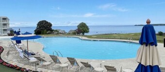 Unit 619 has a spectacular ocean view from the top floor of building 1.