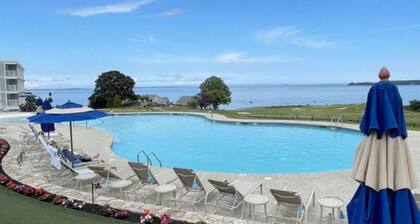 Unit 619 has a spectacular ocean view from the top floor of building 1.