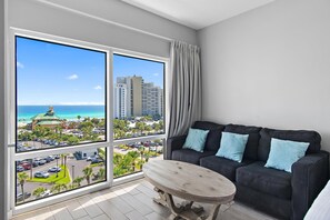 Condo, 1 King Bed with Sofa bed (Luau II 6633) | Living area - Luau II 6633 (Miramar Beach)