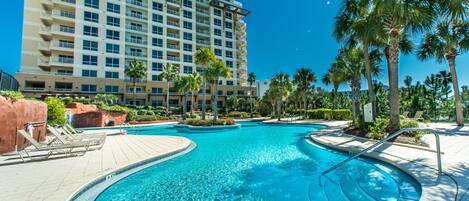 Condo, Multiple Beds (Luau II 6631/6633 - Gulf Breeze) | Pool