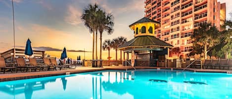 公寓式客房, 多张床 (Luau II 6832/6834 - Sunset Suite) | 泳池