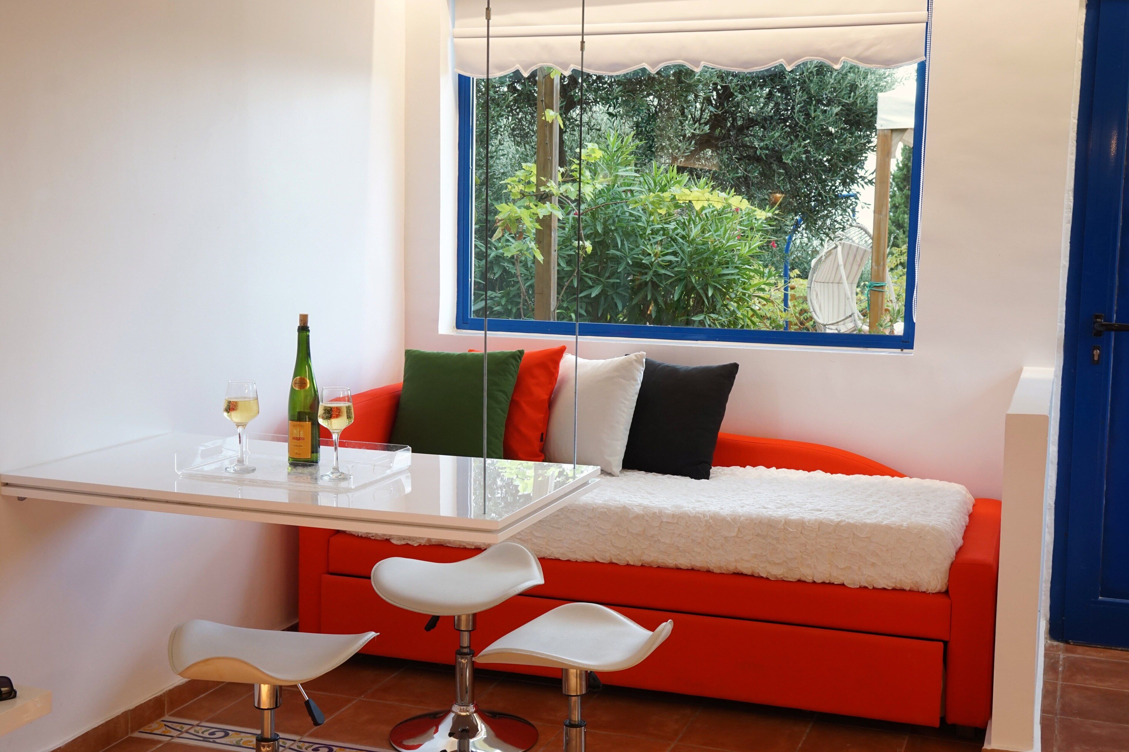 Deluxe suite, uitzicht op zee | Interieur