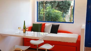 Deluxe suite, uitzicht op zee | Interieur